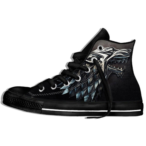 Game of Thrones Canvas Stark Wolf Shoe